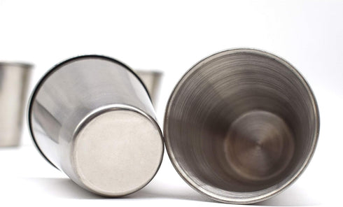 AUEAR 6 Pack 2.3 Oz Stainless Steel Shot Glass, Espresso Cups for Bar Home Restaurant