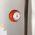 Zassenhaus Magnetic Retro Kitchen Timer, Classic Mechanical Cooking Timer, 2.75-Inch, Orange