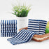 Homaxy 24 Pack Kitchen Dish Cloths, Ultra Soft Microfiber Cleaning Cloths, Fast Drying, Non-Linting, Navy Blue