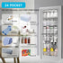 ZKXNBXX 24 ZHXNBXX Over The Door Shoe Organizers with Mesh Pockets Shoe Organizer Storage Hanging SimpleHouseware Shoe