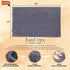 LuxUrux Bath Mat, Extra-Soft Plush Non-Slip Bathroom Rug, 17 x 24 inches, Dark Gray Chenille Microfiber