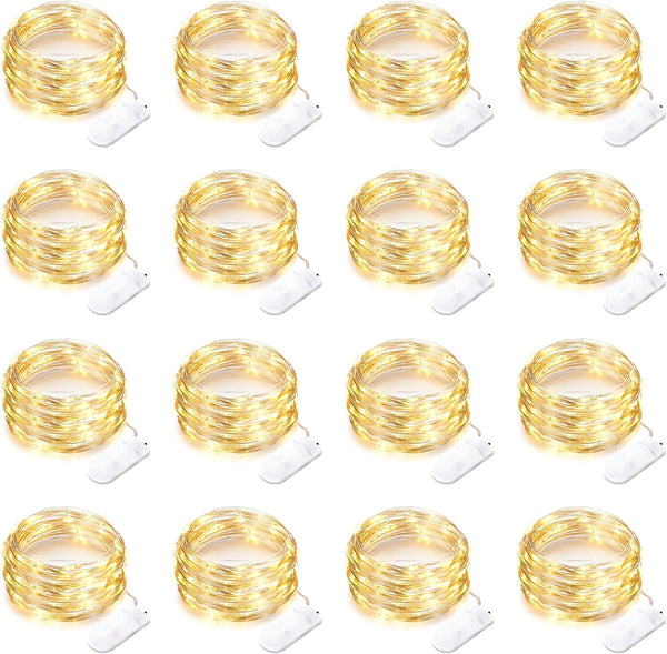 16 Pack 30 Led Fairy Lights Battery Operated String Lights 10 Feet