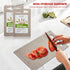2PCS Wheat Straw Fiber Cutting Board Set for Kitchen, Eco-friendly, Non-slip, Dishwasher Safe (S+M)