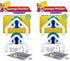 Jokari Suction Cup Kitchen Sponge Caddy 4 Pack. Stick to Any Type