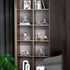 2 Sets,3 -3"x3"x4" NIUBEE Acrylic Display Risers Stand Steps Clear Riser Shelf Showcase for Amiibo Funko POP Figures