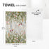 Spring Floral kitchen towels decorative Set of 2, Summer Flower Dish Towels Hand Towels for Kitchen Decor, Absorbent Drying Dish Cloth, Cute Natural Herbs Tea Towels by Bapcoku