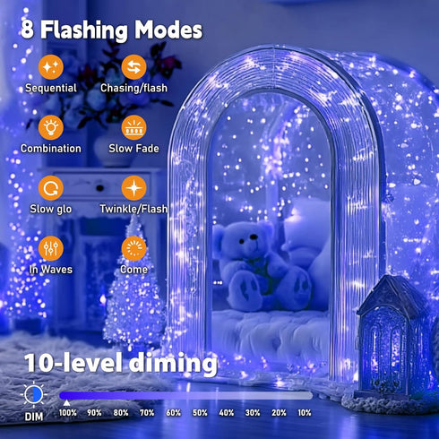 6 Pack 7Ft 20LED ZSJWL Rechargeable Fairy Lights with Remote & DIY Timer, Mini Battery String Light, Twinkle Silver