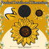 Extra Large Sunflower Welcome Doormat, 29.5" x 29.5" Non Slip Area Rug for Indoor Outdoor Use