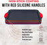 BAKKEN Nonstick Cookie Sheets for Baking, 3-Piece Stackable Carbon Steel Baking Sheet Set