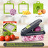 Yusshn Chopper,12-in-1 7 Vegetable Multifunctional Food Chopper,Professional Onion Chopper with Blades,Vegetable Cutter