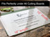 Non-Slip Safety Mat for Kitchen Cutting Boards - Hygienic Non-Absorbent Dishwasher Safe