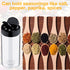 40 Pack 3.5 oz Mimorou Plastic Spice Jar with Shaker Lids Seasoning Containers Plastic Spice Container with Black Lids