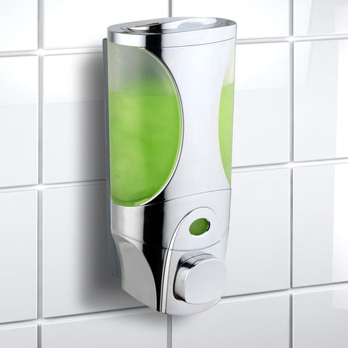 HotelSpa Curves Luxury Shower Dispenser System, Soap/Shampoo/Lotion, Modular Design (Pack of 2)