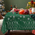 60 120 Inch LUSHVIDA Christmas Tablecloth, x Rectangle Table Cloth Washable Water Resistance Decorative Microfiber