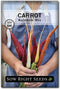 Sow Right Seeds - Rainbow Mix Carrot Seed for Planting - Non-GMO