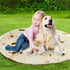 Mermaker Burritos Tortilla Throw Blanket 2.0, Double Sided 47 inches, Giant Funny Realistic Food Blanket (Yellow)