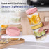 16 OZ 8 Pack, Smoothies(8 Pack) Overnight Oats Jars with Lids Glass Meal Prep Containers, Reusable Food Storage Jars