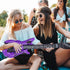 36 Set 80s 90s 12 Pcs Inflatable Guitars for Parties Bulk Blow Rock Star Guitar Rock and Roll Party Decorations Photo