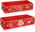 QIKSION 2 Pcs Hot Cocoa Bar Station, Wood Hot Chocolate Bar Organizer