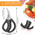 4PCS Seafood Scissors - Stainless Steel Crab Scissors for Kitchen, Multifunctional Tools for Fish, Crab, Shrimp, Lobster