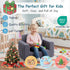 2-in-1 Tiita Kids Sofa, Kid Chairs, Convertible Children Couch to Lounger, Flip Out Kids Chair, Toddler Armrest Chair