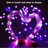 Dimmable 165 500 RUICHEN Purple Fairy Lights Plug in, Waterproof Silver Wire Ft LED Starry String Lights with Remote