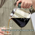 Aquach Pour Over Coffee Maker, 828ml (28oz) Glass Coffee Server, Paperless Dripper, Stainless Steel Set