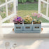 Set PERFNIQUE Indoor Herb Garden, Herb Garden Planter with Tray, Farmhouse Indoor Plant Pots, Windowsill Herb Garden