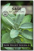 Sow Right Seeds - Sage Seeds for Planting - Non-GMO Heirloom Packet