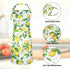 G2PLUS Thick Lemon Kitchen Apron with Pockets, Adjustable Cooking Apron for Baking, 30 x 25 inch