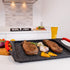 Moss & Stone Griddle Aluminum BBQ, 18x11" Rectangle Grill Pan, Non-stick Flat Top Griddle for Indoor Cooking