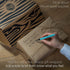 Large Wooden Box with Decorative Wood Tray - Handcrafted Storage Organizer for Accessories and Essentials