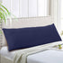 EVOLIVE Ultra Soft Body Pillow Cover, 21"x54" with Hidden Zipper Closure in Navy