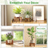 12") Plant Stands Indoor Outdoor, Plant Risers for Inside Pots Sturdy Short Plants Holder, Flower Pot Stand for Indoor