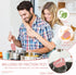 Silicone Kitchen Cooking Utensils Set, 5 Pcs Heat Resistant Spatula Set for Baking, Nonstick Cookware, Dishwasher Safe