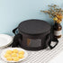 China Storage Container for Saucer and Appetizer Plates, 12" W x 7.5" H, Hard Shell and Stackable Design
