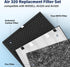 Air 320 Filter Replacement for Bissell Air320 Air220 Model # 2609A, 2847A, 2678, 2677, 2804, Includes True HEPA