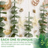 Bathroom Wall Decor Artificial Eucalyptus Boho Bedroom Decor Fake Eucalyptus Plants Leaves with Seashell on Stick