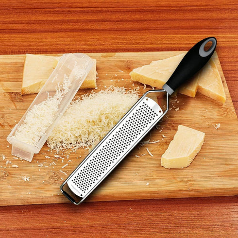 ALLTOP Hand-held Stainless Steel Lemon Zester, Pro Kitchen Tool for Cheese, Vegetable, Ginger, Garlic, Citrus