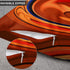 Emvency Set of 4 Throw Pillow Covers, Burnt Orange Abstract Red 20 Tan Funky Watercolor, 18x18 Inches