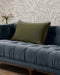 Loloi Liza Pillow Cover Only, 16x26, Green