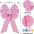 Whaline 4pcs Spring Wreath Bow, Large Colorful Easter Decoration Ribbon Bows in Pink, Purple, Yellow, Blue