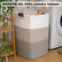 Laundry Hamper 96L Extra Large Cotton Woven Basket with Handles for Living Room, Storage for Pillows, Blankets, Clothes