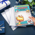 Comic Book Display Case Set, Include Comic Book Sleeves and Clear Plastic Easels, 7.6 x 10.7 Inch Magazine Protectors