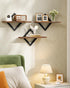 Set 3 TBJ03P3BF CHOEZON Floating Shelves for Wall, of Hanging Shelves, Wall Decor Display Shelves for Living Room