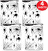 Beistle 4 Sheets (44 Pieces) Spider & Web Window Clings, Realistic Halloween Decorations for Spooking Up Your Home
