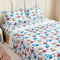 Queen Sheet Set Kids - Cars 4 Pieces Soft Microfiber Cartoon Style
