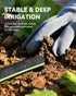 1/2'' 50ft 80% RAINPOINT Soaker Hose for Garden, Drip Irrigation Hose, Water Seeper Soaker Hoses for Foundation