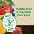 3 4.5 lb. Miracle-Gro Shake 'N Feed Tomato, Fruit and Vegetable Plant Food - Fertilizer for Vegetable Gardens