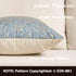 20x20 Inch Amor Virisso Floral Pillow Covers Farmhouse Block Print Pillow Cover Accent Square Neutral Modern Decorative